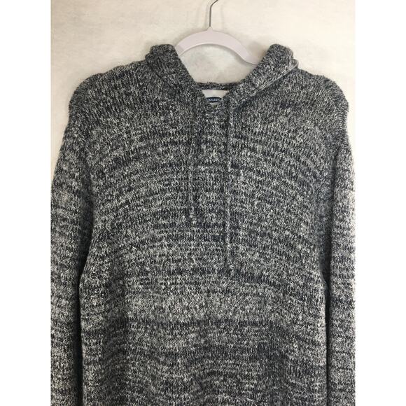 Old Navy Pullover Hoodie Sweater w/ Kangaroo‎ Pocket Gray Men's Size Large - Picture 4 of 9
